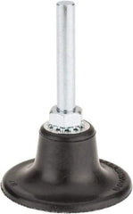 Value Collection - 2" Diam Quick-Change Type S Disc Backing Pad - 1/4" Shank Diam, Medium Density, 30,000 RPM, Roloc TS Compatible - Industrial Tool & Supply