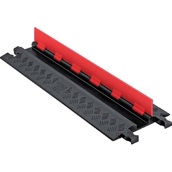 Checkers - On Floor Cable Covers Cover Material: Polyurethane Number of Channels: 1 - Industrial Tool & Supply