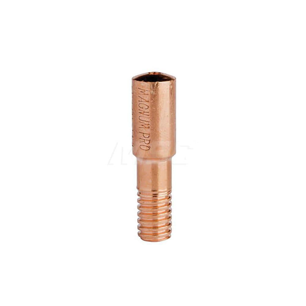 MIG Welder Contact Tip: 3/64″ Min x 3/64″ Max Wire Dia, Threaded Use with Magnum PRO