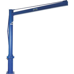 Vestil - 1,000 Lb Load Capacity, Steel Jib Crane - 10' Span - Industrial Tool & Supply
