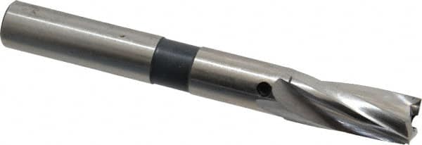 Cleveland - 17/32" Diam, 1/2" Shank, Diam, 3 Flutes, Straight Shank, Interchangeable Pilot Counterbore - Industrial Tool & Supply