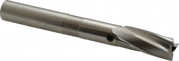 Cleveland - 9/16" Diam, 1/2" Shank, Diam, 3 Flutes, Straight Shank, Interchangeable Pilot Counterbore - Industrial Tool & Supply