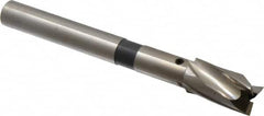 Cleveland - 21/32" Diam, 1/2" Shank, Diam, 3 Flutes, Straight Shank, Interchangeable Pilot Counterbore - Industrial Tool & Supply