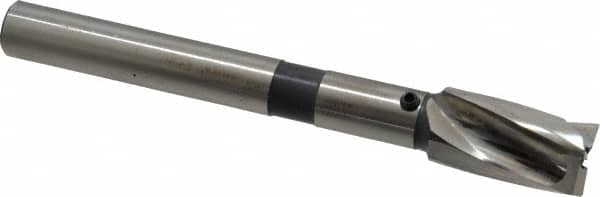Cleveland - 11/16" Diam, 1/2" Shank, Diam, 3 Flutes, Straight Shank, Interchangeable Pilot Counterbore - Industrial Tool & Supply