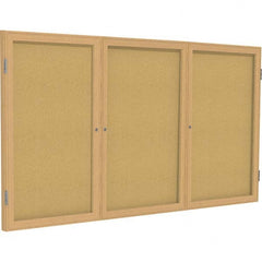 Ghent - Cork Bulletin Boards Style: Enclosed Cork Bulletin Boards Color: Natural Cork - Industrial Tool & Supply