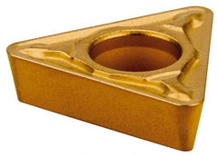 Tungaloy - TPMT21.52 PS Grade T9125 Carbide Turning Insert - TiCN/Al2O3 Finish, 60° Triangle, 1/4" Inscr Circle, 3/32" Thick, 1/32" Corner Radius - Industrial Tool & Supply
