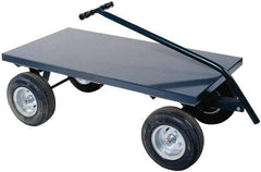 Durham - 2,000 Lb Capacity Cold-Rolled Steel 5th Wheel Wagon - Cold-Rolled Steel Deck, 24" OAW - Industrial Tool & Supply