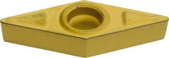 Sumitomo - VBMT332 ESU Grade AC700G Carbide Turning Insert - TiC Finish, 35° Diamond, 3/8" Inscr Circle, 3/16" Thick, 1/32" Corner Radius - Industrial Tool & Supply