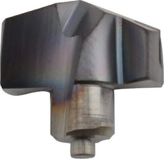 Iscar - Series ICP, 17.5mm Diam Grade IC908 140° Replaceable Drill Tip - Carbide, TiAlN Finish, 17 Seat Size, Through Coolant - Industrial Tool & Supply