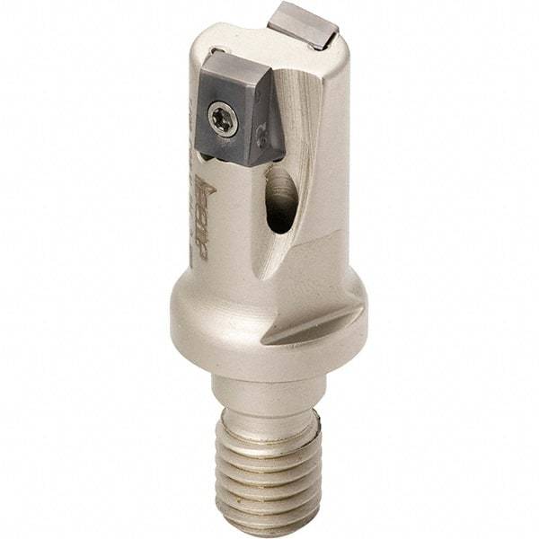 Iscar - 1" Cut Diam, 0.315" Max Depth of Cut, 1.1" OAL, Indexable Square Shoulder End Mill - T490 LN.T 0804 Inserts, M12 Modular Connection, 90° Lead Angle, Through Coolant, Series Helitang - Industrial Tool & Supply