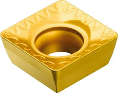 Sandvik Coromant - SPMT432 WL Grade 4040 Carbide Milling Insert - TiCN/Al2O3/TiN Finish, 4.75mm Thick, 1/2" Inscribed Circle, 0.8mm Corner Radius - Industrial Tool & Supply