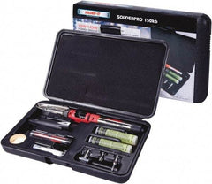 Solder-It - Butane Soldering Kit - Includes Conical Tip, Heat Blower, Heat Reflector, Spare Orifice - Exact Industrial Supply