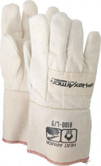 HexArmor - Size L Cotton Lined Hot Mill Glove - 13" OAL, Safety Cuff - Industrial Tool & Supply
