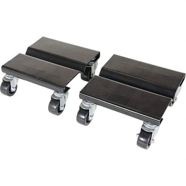 Vestil - 500 Lb Capacity Steel Dolly - 8" Long x 8" Wide - Industrial Tool & Supply