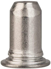 Electro Hardware - 3.02mm Diam x 10mm Long Captive Pilot Pin - A-286 Stainless Steel, Passivated Finish, Straight End - Industrial Tool & Supply