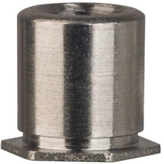 Electro Hardware - #4-40, 1/8" OAL, 0.187" Across Flats, Stainless Steel Hex Female Circuit Board Standoffs - 1/8" Body Length, Passivated Finish - Industrial Tool & Supply