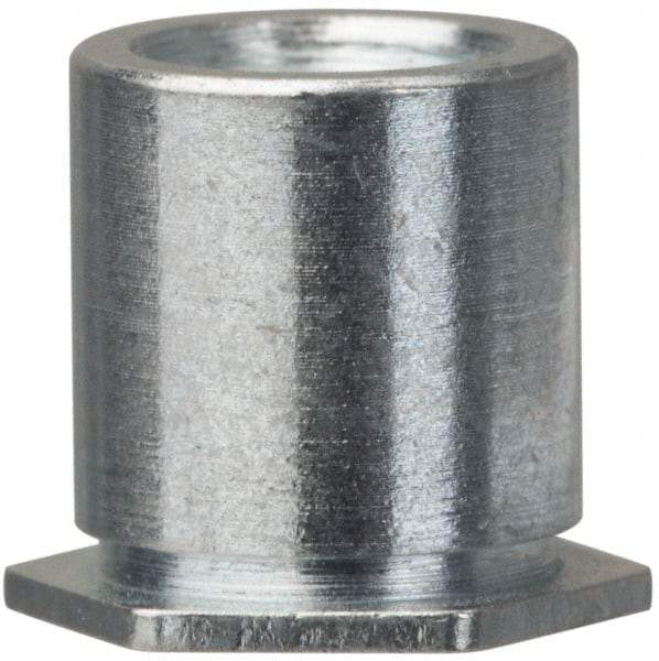 Electro Hardware - #6-32, 3/8" OAL, 1/4" Across Flats, Steel Hex Female Circuit Board Standoffs - 3/8" Body Length, Zinc-Plated Finish - Industrial Tool & Supply
