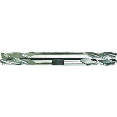 11/16 Dia. x 5-5/8 Overall Length 4-Flute Square End High Speed Steel SE End Mill-Round Shank-Center Cut-Uncoated - Industrial Tool & Supply