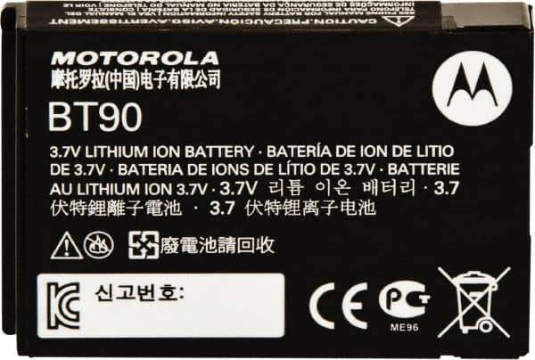 Motorola - Two Way Radio Battery - Lithium-Ion, Series CLP & DLR - Industrial Tool & Supply