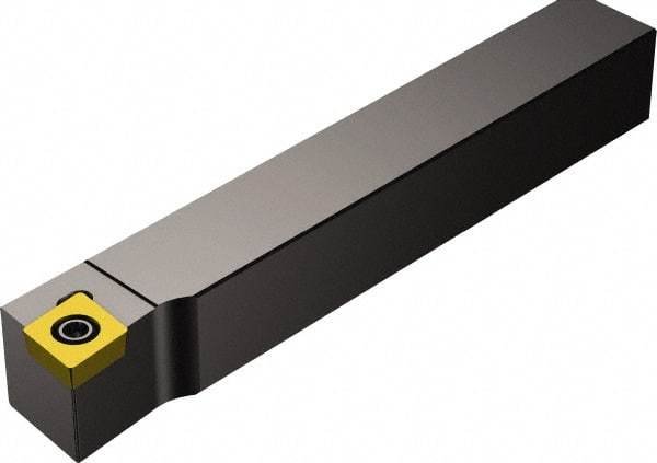 Sandvik Coromant - QS-SCLC, Right Hand Cut, -5° Lead Angle, 5/8" Shank Height x 5/8" Shank Width, Neutral Rake Indexable Turning Toolholder - 2.7559" OAL, CCMT 09 T3 08 Insert Compatibility, Series CoroTurn 107 - Industrial Tool & Supply