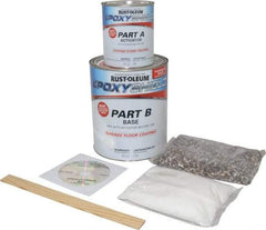 Rust-Oleum - 30 oz/90 oz Can Gloss Tan Gloss Floor Coating - <100 g/L VOC Content - Industrial Tool & Supply
