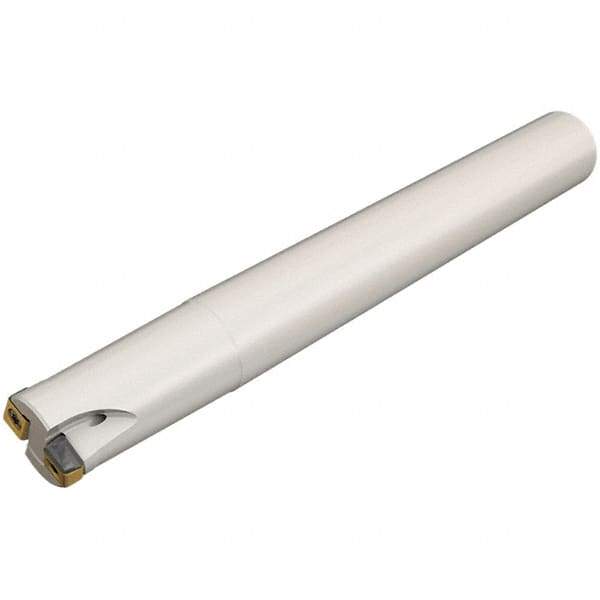 Iscar - 1" Cut Diam, 1" Max Depth of Cut, 1" Shank Diam, Indexable Plunge End Mill - Straight Shank, Through Coolant, Series TangPlunge - Industrial Tool & Supply