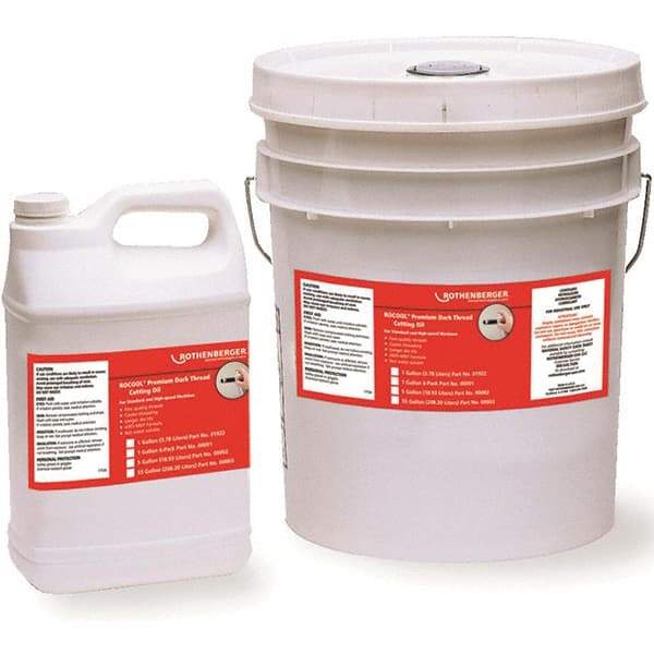 Rothenberger - Pipe Cutting & Threading Oil Type: Dark Cutting Oil Container Type: 1 Gallon Bottle - Industrial Tool & Supply