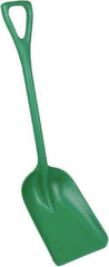 Remco - 14-1/2" High Square Plastic Shovel - 24-5/8" Long D-Grip Handle - Industrial Tool & Supply