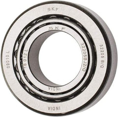 SKF - 25mm Bore Diam, 52mm OD, 19.25mm Wide, Tapered Roller Bearing - 35,800 N Dynamic Load Capacity, 44,000 N Static Load Capacity - Industrial Tool & Supply