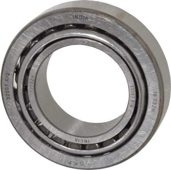 SKF - 35mm Bore Diam, 62mm OD, 18mm Wide, Tapered Roller Bearing - 42,900 N Dynamic Load Capacity, 54,000 N Static Load Capacity - Industrial Tool & Supply