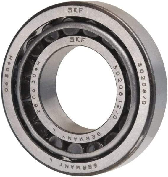SKF - 40mm Bore Diam, 80mm OD, 19.75mm Wide, Tapered Roller Bearing - 61,600 N Dynamic Load Capacity, 68,000 N Static Load Capacity - Industrial Tool & Supply