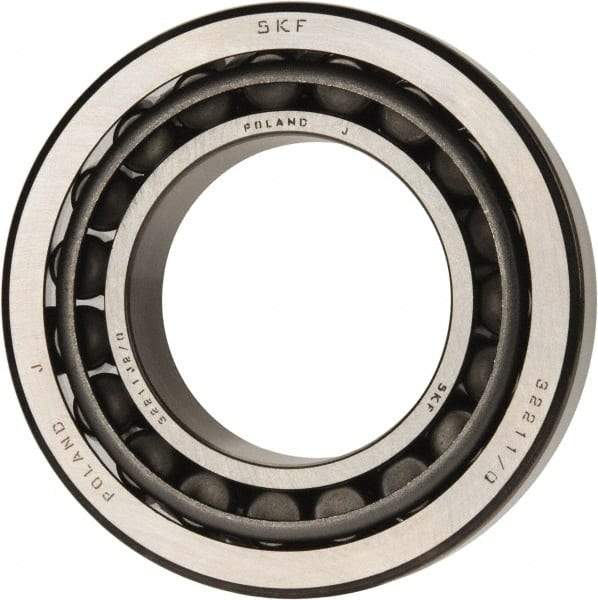 SKF - 55mm Bore Diam, 100mm OD, 26.75mm Wide, Tapered Roller Bearing - 106,000 N Dynamic Load Capacity, 129,000 N Static Load Capacity - Industrial Tool & Supply