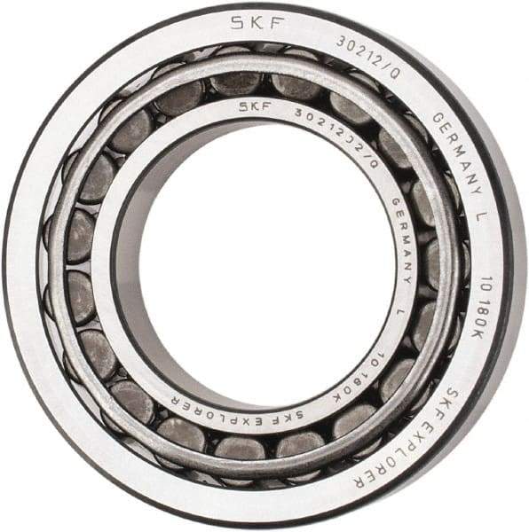 SKF - 60mm Bore Diam, 110mm OD, 23.75mm Wide, Tapered Roller Bearing - 99,000 N Dynamic Load Capacity, 114,000 N Static Load Capacity - Industrial Tool & Supply
