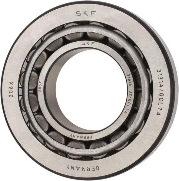 SKF - 70mm Bore Diam, 150mm OD, 38mm Wide, Tapered Roller Bearing - 187,000 N Dynamic Load Capacity, 220,000 N Static Load Capacity - Industrial Tool & Supply