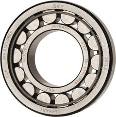 SKF - 35mm Bore Diam, 72mm Outside Diam, 17mm Wide Cylindrical Roller Bearing - 48,400 N Dynamic Capacity, 48,000 Lbs. Static Capacity - Industrial Tool & Supply