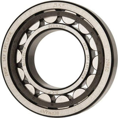 SKF - 40mm Bore Diam, 80mm Outside Diam, 18mm Wide Cylindrical Roller Bearing - 53,900 N Dynamic Capacity, 53,000 Lbs. Static Capacity - Industrial Tool & Supply