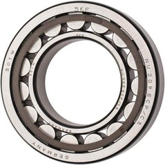 SKF - 45mm Bore Diam, 85mm Outside Diam, 19mm Wide Cylindrical Roller Bearing - 60,500 N Dynamic Capacity, 64,000 Lbs. Static Capacity - Industrial Tool & Supply