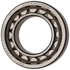 SKF - 50mm Bore Diam, 90mm Outside Diam, 20mm Wide Cylindrical Roller Bearing - 64,400 N Dynamic Capacity, 69,500 Lbs. Static Capacity - Industrial Tool & Supply