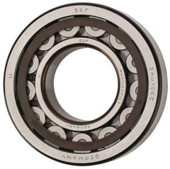 SKF - 50mm Bore Diam, 110mm Outside Diam, 27mm Wide Cylindrical Roller Bearing - 110,000 N Dynamic Capacity, 112,000 Lbs. Static Capacity - Industrial Tool & Supply