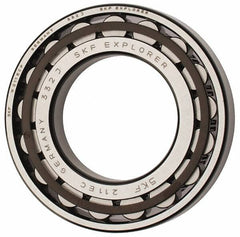 SKF - 55mm Bore Diam, 100mm Outside Diam, 21mm Wide Cylindrical Roller Bearing - 84,200 N Dynamic Capacity, 95,000 Lbs. Static Capacity - Industrial Tool & Supply