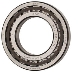 SKF - 60mm Bore Diam, 110mm Outside Diam, 22mm Wide Cylindrical Roller Bearing - 93,500 N Dynamic Capacity, 102,000 Lbs. Static Capacity - Industrial Tool & Supply