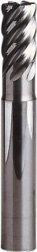 Seco - 6mm, 5 Flute, Single End, Solid Carbide, 0.5mm Corner Radius End Mill - 55mm OAL, 41° Helix, Right Hand Flute, 9mm LOC, Right Hand Cut, 15mm Extended Reach - Industrial Tool & Supply