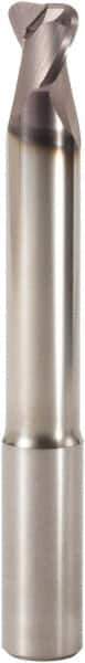 Seco - 3mm, 2 Flute, Single End, Solid Carbide, 0.2mm Corner Radius End Mill - 40mm OAL, 30° Helix, Right Hand Flute, 4mm LOC, Right Hand Cut, 12mm Extended Reach - Industrial Tool & Supply