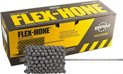 Brush Research Mfg. - 3-1/4" to 3-1/2" Bore Diam, 180 Grit, Boron Carbide Flexible Hone - Fine, 13-1/2" OAL - Industrial Tool & Supply