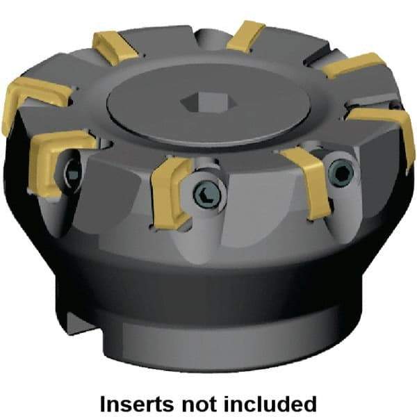 Kennametal - 127mm Cut Diam, 40mm Arbor Hole, 5mm Max Depth of Cut, 6° Indexable Chamfer & Angle Face Mill - 18 Inserts, SNXF 1204... Insert, 18 Flutes, Series KSSR - Industrial Tool & Supply