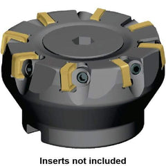 Kennametal - 82mm Cut Diam, 27mm Arbor Hole, 5mm Max Depth of Cut, 6° Indexable Chamfer & Angle Face Mill - 8 Inserts, SNXF 1204... Insert, Right Hand Cut, 8 Flutes, Series KSSR - Industrial Tool & Supply