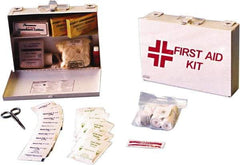 Ability One - 47 Piece, 47 Person, Industrial First Aid Kit - Metal Case - Industrial Tool & Supply