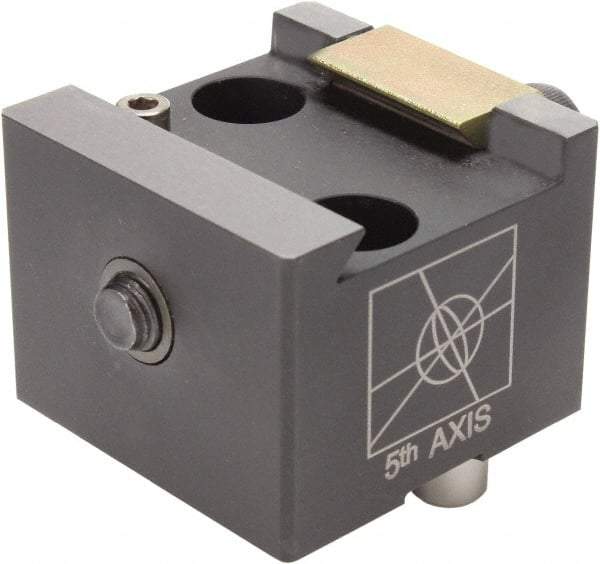 5th Axis - 3,800 Lb Holding Force Single Vise Wedge Clamp - 28 to 32 HRC, 2" Minimum Jaw Spread, 20 Lb/Ft Torque, 3/8-16 x 2-1/2 Screw Thread - Industrial Tool & Supply
