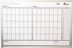 Ability One - 2" High x 26" Wide Dry Erase - Mylar Laminated, 39" Deep, Includes Accessory Tray, Mounting Kit, Instructions & Four Dry Erase Markers (Black, Blue, Green, Red) - Industrial Tool & Supply