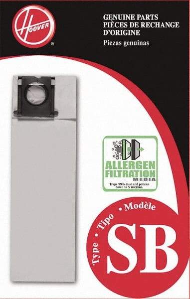 Hoover - 1 Gal Micron Vacuum Bag - For CH50100, CH50102 - Industrial Tool & Supply